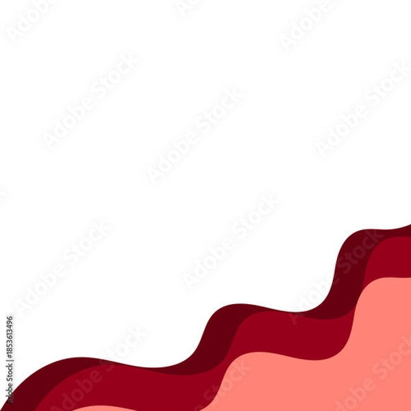 Obraz Flat Curve Business Corner