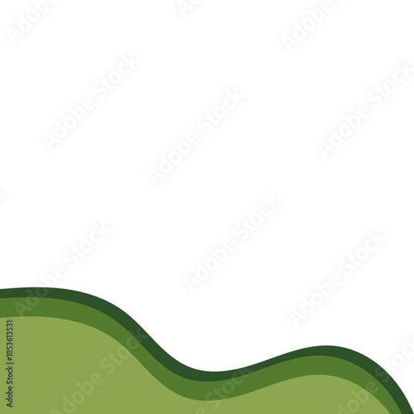 Obraz Flat Curve Business Corner