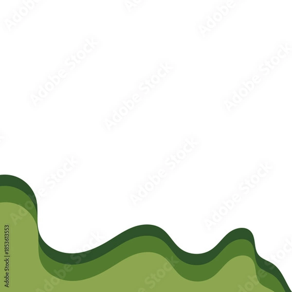 Obraz Flat Curve Business Corner