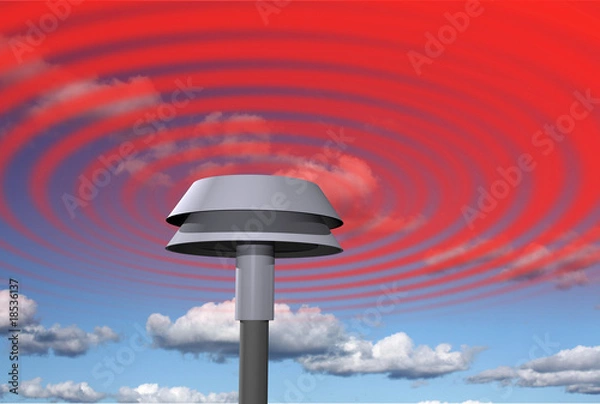 Obraz Warning signal from siren