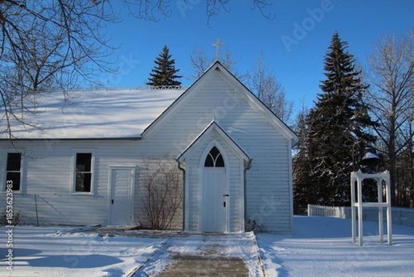 Obraz Winter At The Church