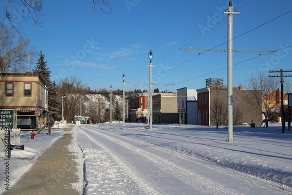 Obraz street in winter