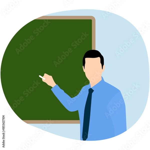 Obraz Teacher Illustration