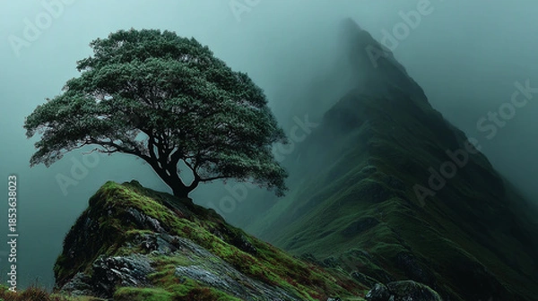 Fototapeta Misty Solitude 