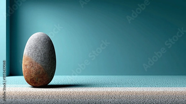 Fototapeta Solitary Stone Egg