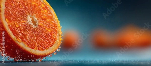 Fototapeta Fresh Orange Slice