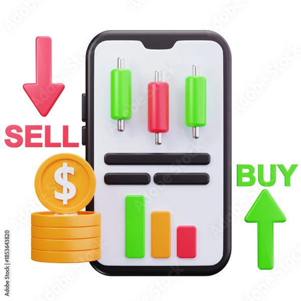 Obraz Buy Sell Trading Strategy