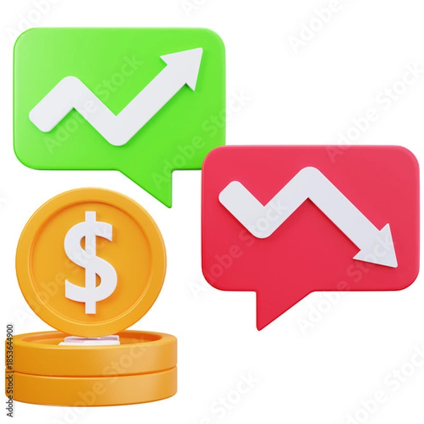 Obraz Market Trend Signal Indicators