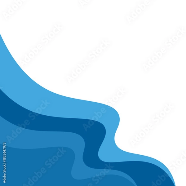 Obraz Blue Business Corner