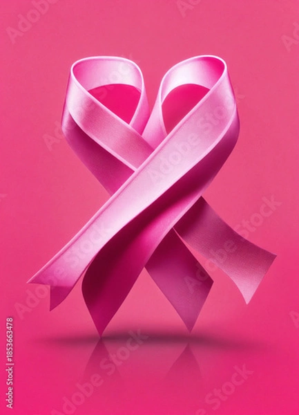 Obraz breast cancer ribbon