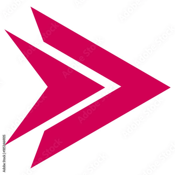 Obraz modern arrow icon elements designed for navigation