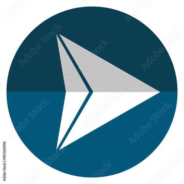 Obraz modern arrow icon elements designed for navigation