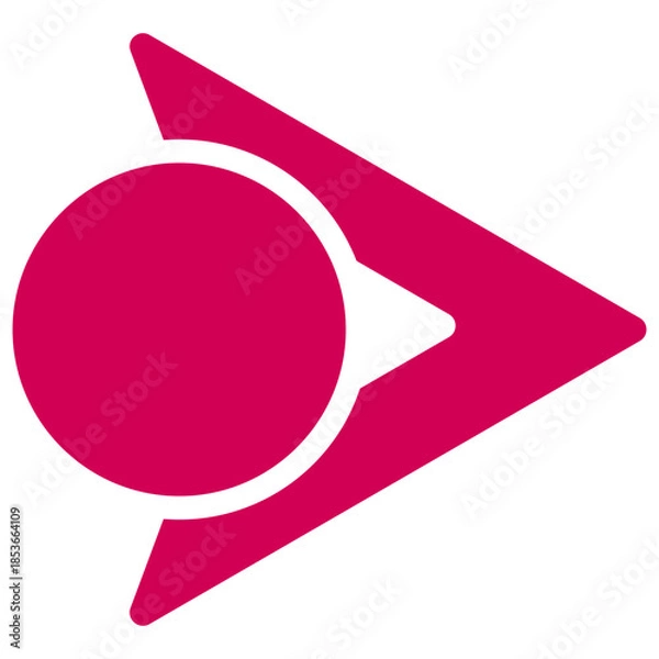 Obraz modern arrow icon elements designed for navigation