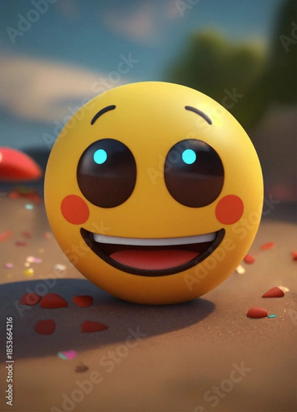 Obraz happy smiley face