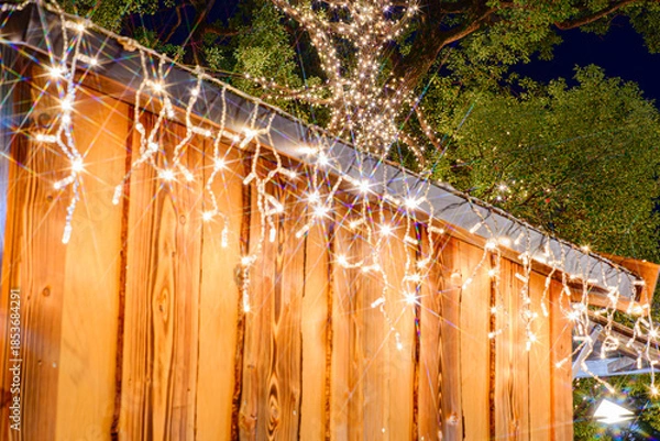 Obraz ショップのイルミネーション
