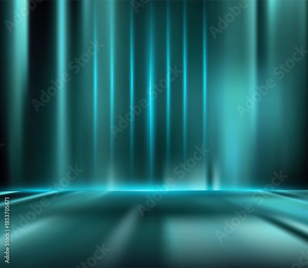 Obraz Blue abstract vector background 