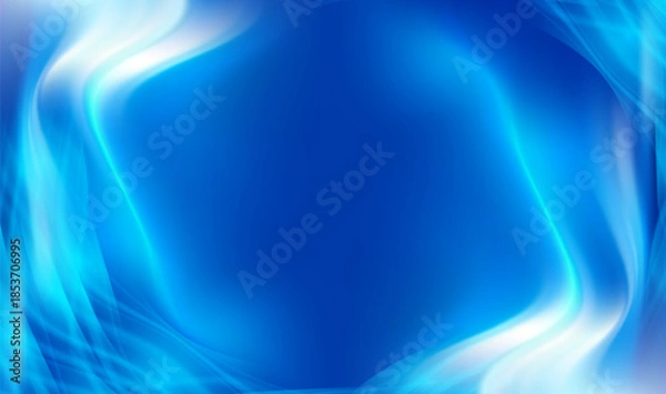 Obraz Blue Wave gradient background
