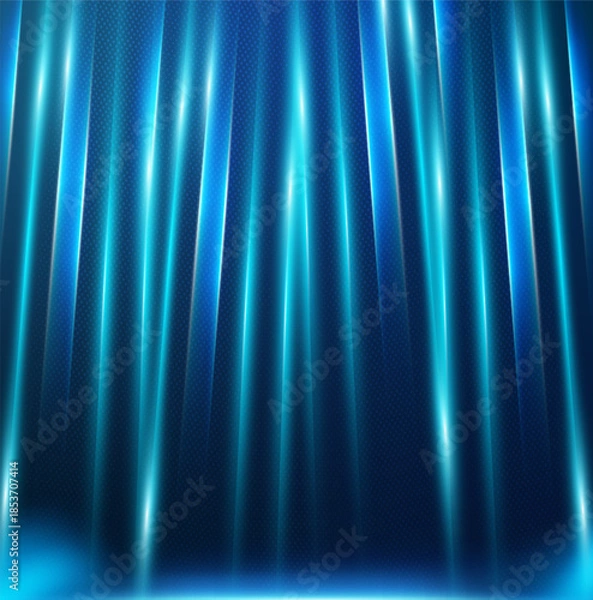 Obraz Blue abstract vector background 