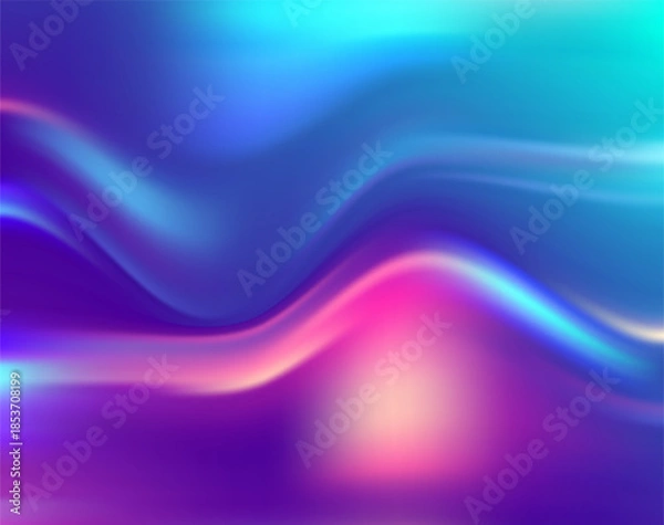 Obraz Blue abstract vector background 