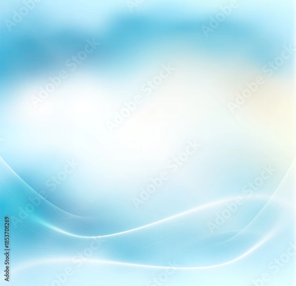 Obraz Blue abstract vector background 