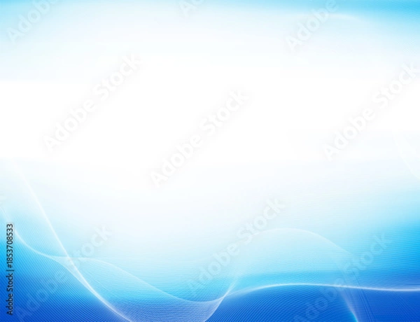Obraz Blue gradiant wave background