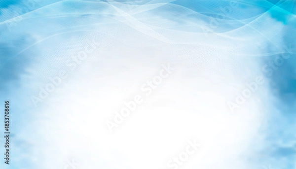 Obraz Blue gradiant wave background