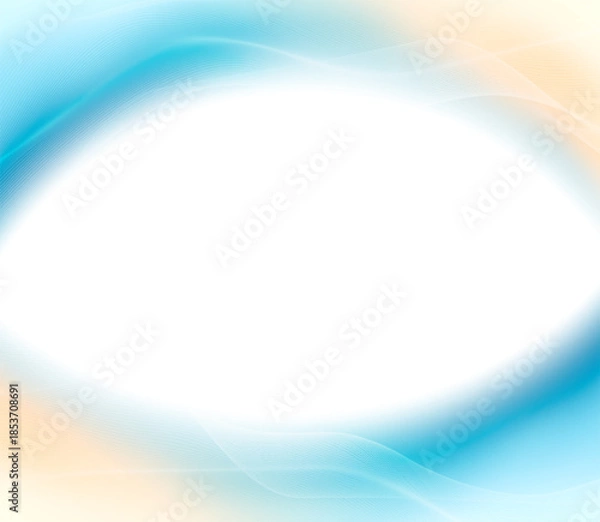 Obraz Blue gradiant wave background
