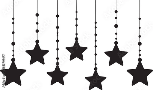 Obraz Hanging stars decoration