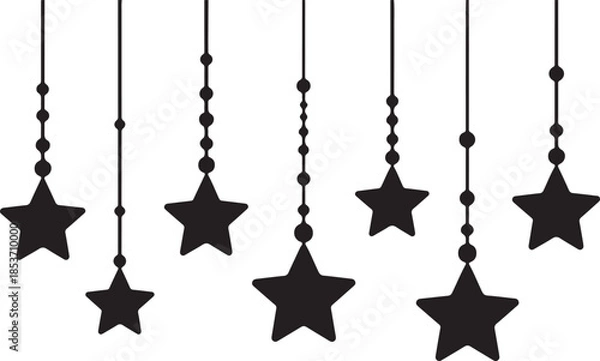 Obraz Hanging stars decoration