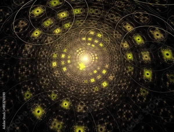 Obraz Imaginatory fractal abstract background Image