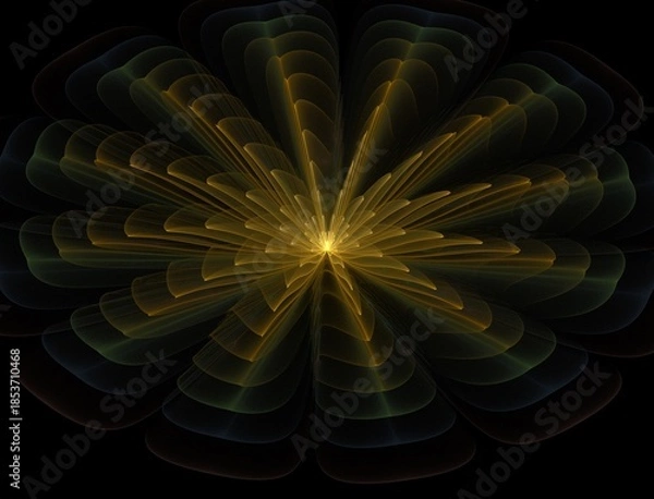 Obraz Imaginatory fractal abstract background Image