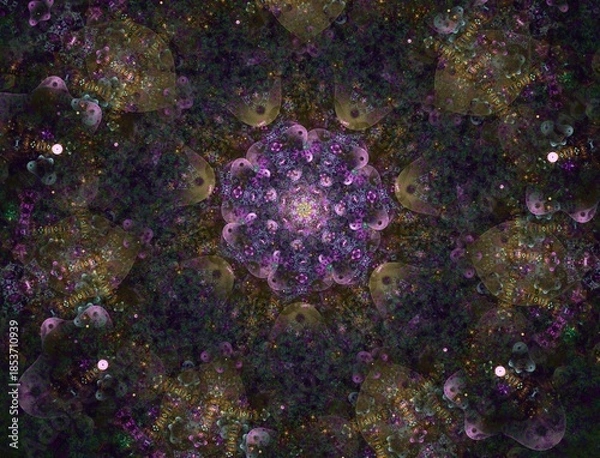 Obraz Imaginatory fractal abstract background Image