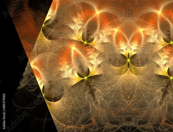 Obraz Imaginatory fractal abstract background Image