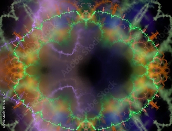 Obraz Imaginatory fractal abstract background Image