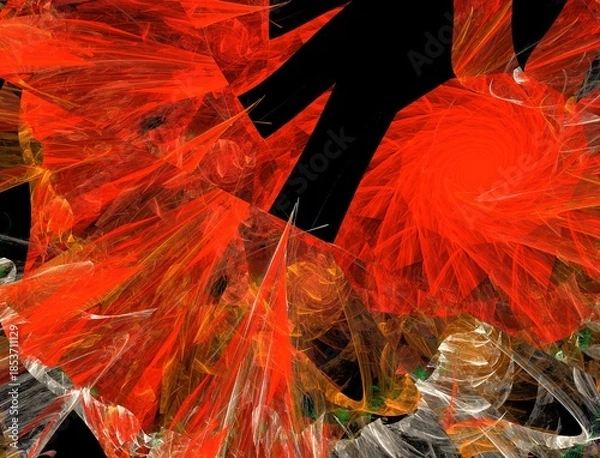 Obraz Imaginatory fractal abstract background Image