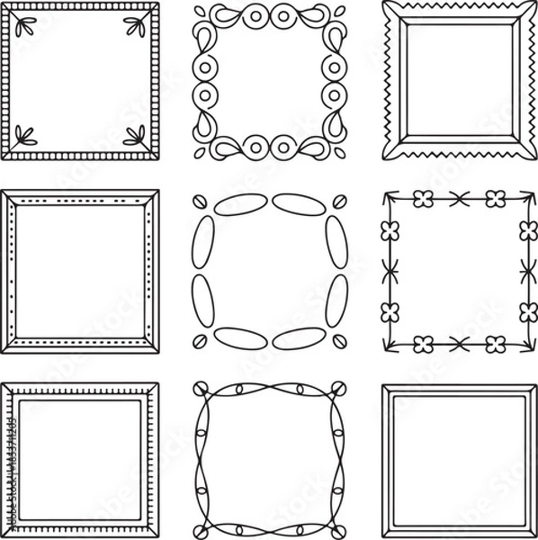 Obraz Collection of decorative frames