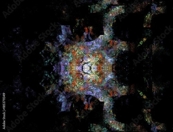 Obraz Imaginatory fractal abstract background Image