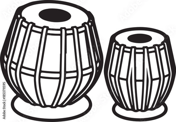 Obraz Traditional indian tabla drums