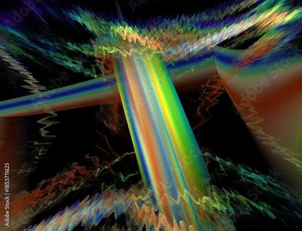 Obraz Imaginatory fractal abstract background Image