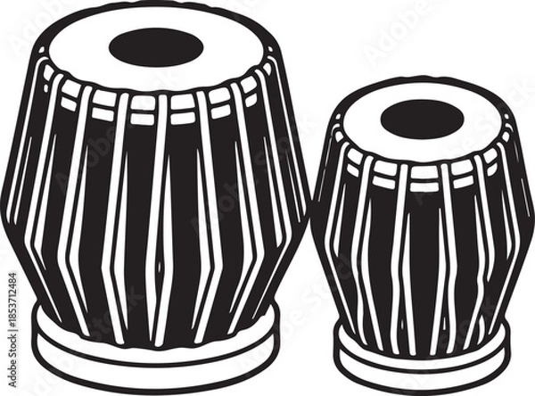 Obraz Traditional indian tabla drums