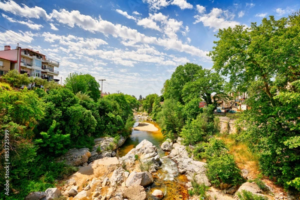 Obraz Kosynthos river in Xanthi, Greece