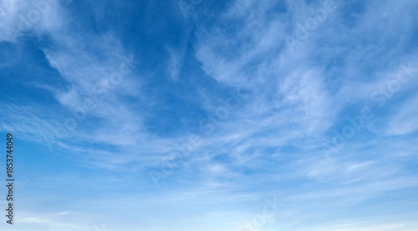 Obraz sky is blue and clear with clouds