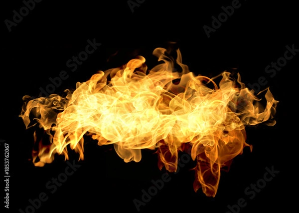 Obraz Flames fire burning heat.