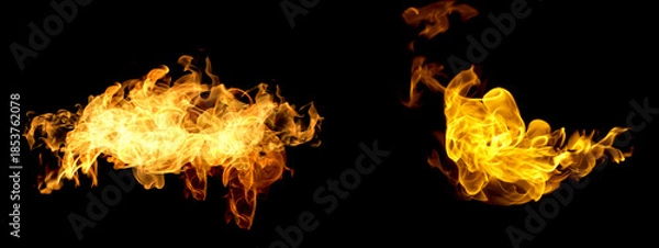 Obraz Flames fire burning heat.
