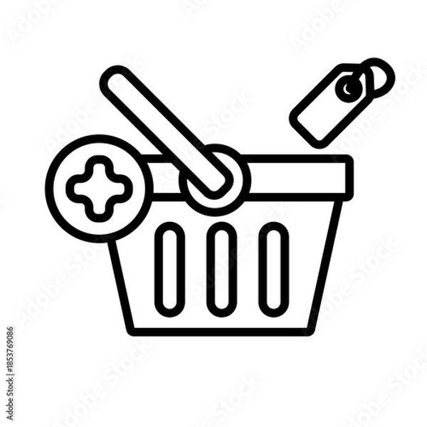 Obraz empty chart illustration