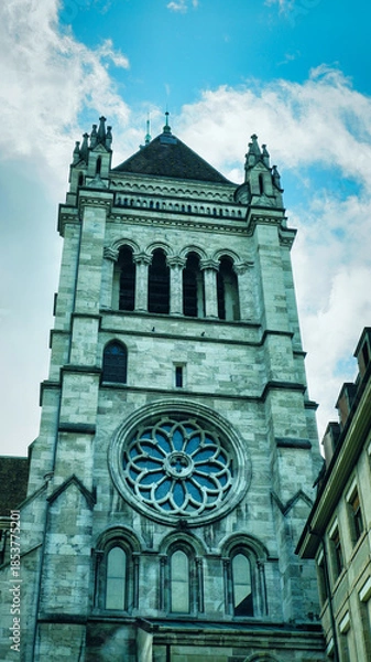 Obraz Geneva Saint Pierre Cathedral Bell Tower