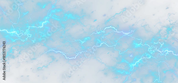 Fototapeta Magical Electric Shockwave Lightning Effect PNG Transparent