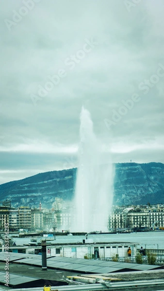 Obraz Jet d’Eau Geneva Lake Fountain
