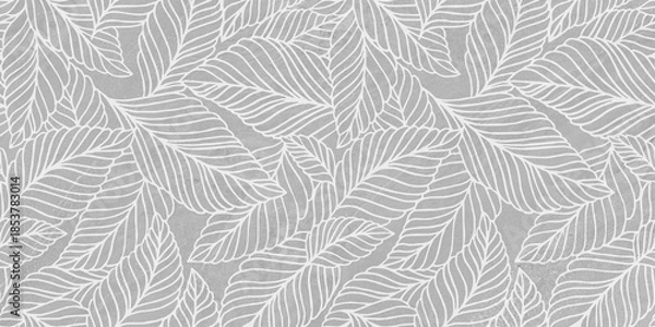 Obraz seamless pattern with leaves tiles pattern