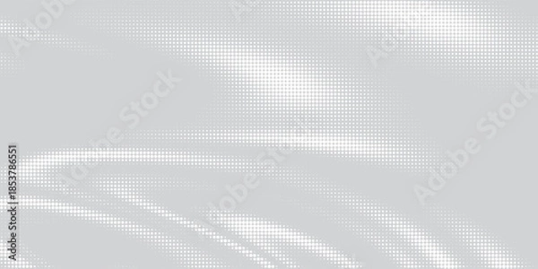 Obraz abstract dot white light technology texture background. halftone backgrond. white vector art
